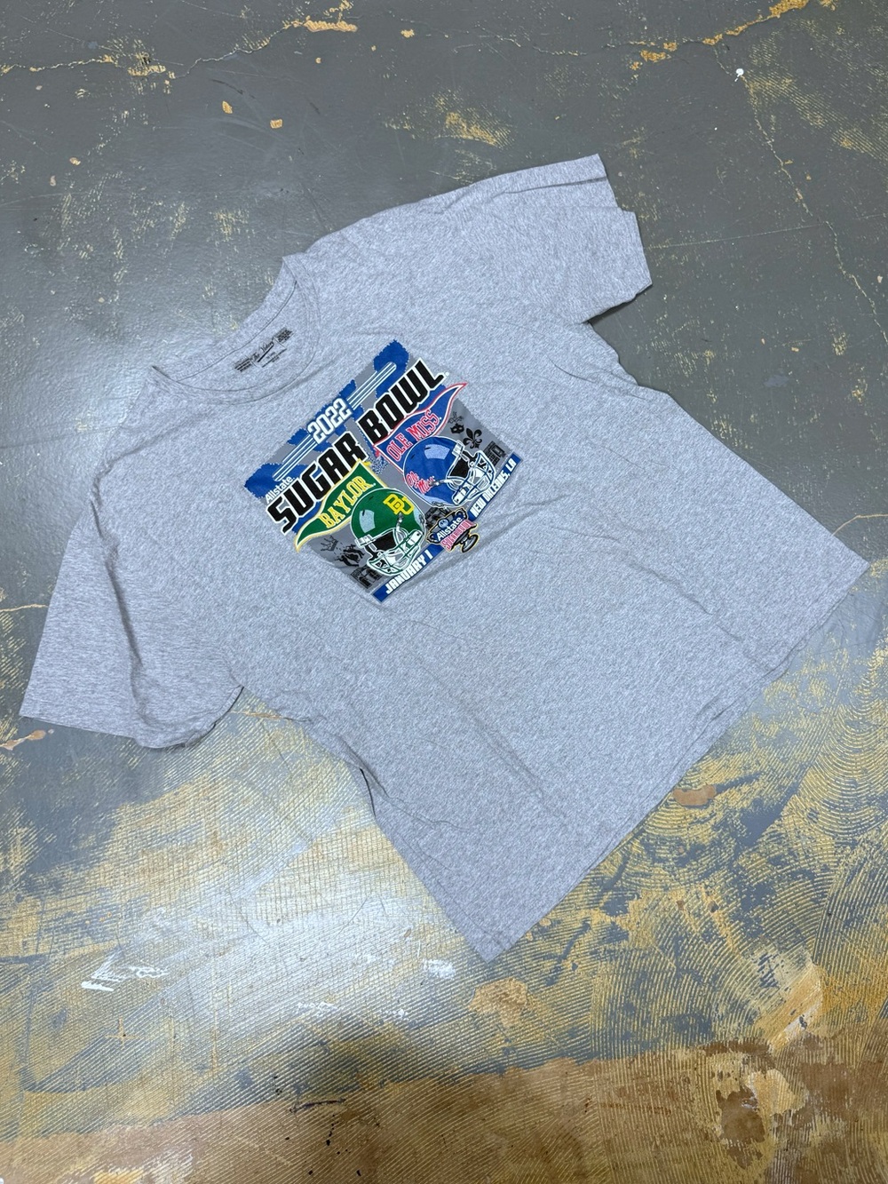 The Victory Baylor Bears Ole Miss Rebels Sugar Bowl Champions Shirt XXL Football